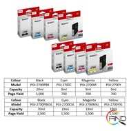 Canon PGI-2700 (PBK/C/M/Y) for MB5370/5070/5470/5170, iB4070/4170 Printer