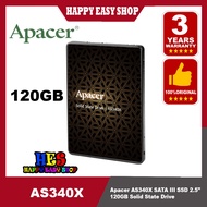 Official Apacer AS340X 2.5" SATA III SSD Solid State Drive ( 120GB/240GB ) AS340X