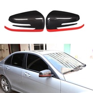 Car Side Door Rearview Mirror Cap Cover Trim For Mercedes Benz W176 W117 X156 X204 A CLA GLA GLK Cla