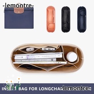 LEMONTRE 1Pcs Insert Bag, Storage Bags Felt Linner Bag, Durable Multi-Pocket with Zipper Portable Bag Organizer for Longchamp LE PLIAGE CLUB Briefcase S