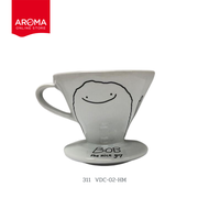 Hario x BoB ดริปเปอร์ V60 Dripper Ceramic 02 BOB  (310/VDC-02-OH) / (311/VDC-02-HM) / (312/VDC-02-AH