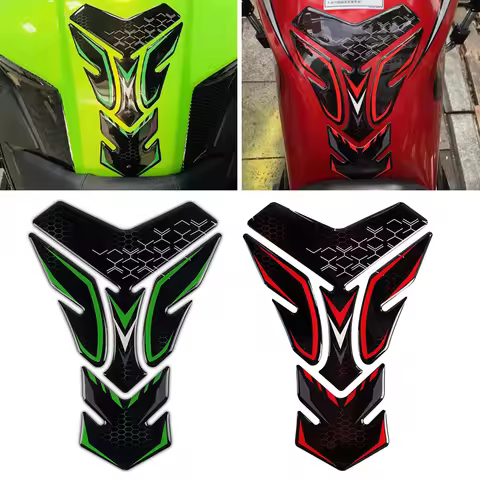3D Motorcycle Tank Pad Protector Stickers Decal Accessories For Kawasaki Ninja400 Z900 Z1000 ZX10r E