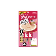 CIAO Chu Ru Creamy Cat Treats - Tuna With Collagen 14g x 4