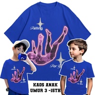 Boxy Oversize Kids T-Shirt FALLING FOR YOU - Fallen Angel