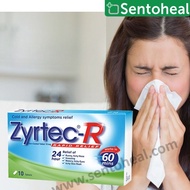Zyrtec-R Film-Coated Tablet 10mg Rapid Relief Runny Nose 10 tablets