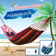 Hammock outdoor swing indoor single thick canvas hammock student bed bedroom swing adult