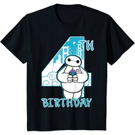 Big Hero 6 Baymax 4 year Birthday Cupcake Portrait children's t-shirt