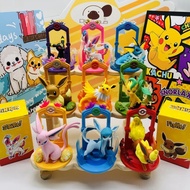 Pokémon Eevee series blind box Sylveon figurines, desktop ornaments, Sun & Moon Eevee toys, gifts