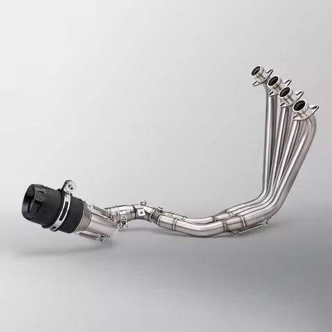 For CBR650R CB650F CB650R CBR650F Motorcycle Exhaust System Modified Front Link Pipe Exhaust Carbon 