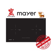 MAYER 75cm 2 Zone Hybrid Induction Hob MMIHB752CS or MMIH752CS with Slider