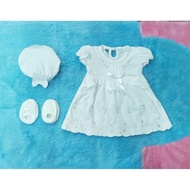 Baby Girl Dress Set Hat + Shoes Baby Dress Girl Baby Girl Dress Newborn