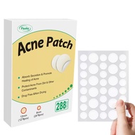 288PCS Round Acne Patches - Invisible Transparent Self-adhesive Cover for Skin, Makeup Concealer Ess