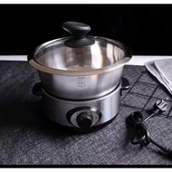 (Malaysia Plug) FangYuan Multi-Function Electric Stainless Steel Cooker 不锈钢电煮锅