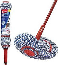 O-Cedar MicroTwist MAX Microfiber Twist Mop | Features Hands-Free Wringing | Extra Large 18-Inch Mop Head | Safe on All Floor Types