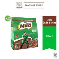 NESTLE MILO® 3IN1 26 Sticks (33g) Bundle of 2