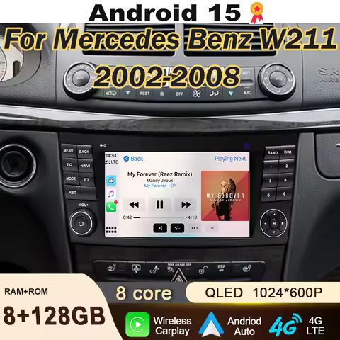 For Mercedes Benz E-class W211 E200 E220 E300 E350 E240 E270 E280 W219 7'' Car Radio Carplay Android