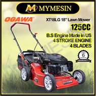 MY Ogawa XT18LG 18" Lawn Mower 4 Stroke 4 Blade C/W Grass Collector Mesin Rumput Tolak 125CC ( Heavy Duty )