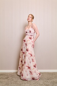 TRIKUL - Emilia Dress เดรสยาวผ้าชีฟอง