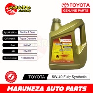 Toyota Genuine Engine Oil 5W-40 Fully Synthetic Gallon 4L