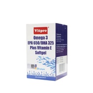 Vitpro Omega 3 Epa 650/Dha 325 Plus Vitamin E 30S