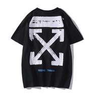 Off White แจ็กเก็ตเรโทรคลาสสิกฮิปฮอปเสื้อฮู้ดเสื้อผ้ามองเห็นรอบด้าน