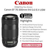 Canon 70-300mm IS USM II original ( 2 years warranty )