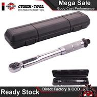 1/4” Adjustable Click Torque Wrench – Professional Torque Wrench 5-25Nm / 4-18Ft. for Repairs