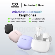 GOOJODOQ Bluetooth Earphone 5.3 Wireless Audio-Video Sync Noise Cancellation Earbuds Headset J237
