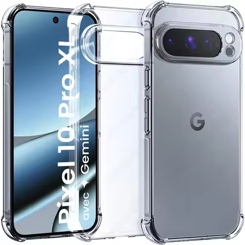 Pixel10ProXL Case Anti-Yellowing Clear Crystal TPU Soft Cover For Google Pixel10 Pixel 10 Pro XL 5G 