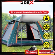 6-8 Person Khemah Camping Tent Waterproof Double Layer Camping Tent Outdoor Camping Equipment Kemah 