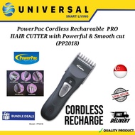 [SG SHOP SELLER] PowerPac Rechargeable PRO HAIR CUTTER with Powerful &amp; Smooth cut (PP2018)