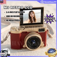【SHIP IN 24HRS】48MP 1080 HD Recording Retro CCD Flip Camera Compact Digital Selfie Photography Stude