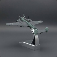 [kwbyle] 1:100 Scale Model Airplane Die-  WW2 Fighter Aircraft Model Detailed Finish Collectible for