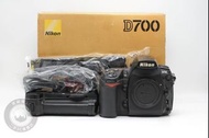 【台南橙市3C】Nikon D700 單機身 單眼相機 全片幅 全幅機 快門數1894XX #63368