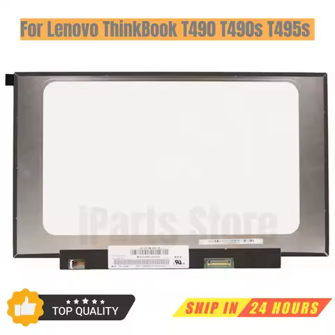 iParts New Display 14.0 inch for Lenovo ThinkBook T490 T495 T490s T495s P43s T14s P14s T14 01YN170 0