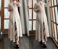 Set Kebaya Modern Long Tunik Hayati Model Floy