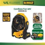 DEWALT DCE512N-XJ 20V Cordless Jobsite Fan/Cordless fan DEWALT/Wireless Fan/Fan Protable/Mesin Kipas