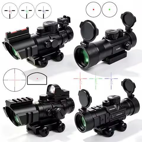 1X40 3X44 Red Dot Sight Scope 4X32 Reflex Airsoft Sight for Hunting & Competitive Opticsl Riflescope