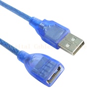 5ft 10ft 16ft USB 2.0 A/A Male to Female Extention Cable 0.3 0.5 1 1.5M 1.8 3M 5M 10M Blue