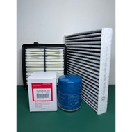 Honda City/Fit/Shuttle/Freed/Jazz/Mobilio Servicing Maintenance Kit Oil filter Engine Filter Cabin Aircon Filter