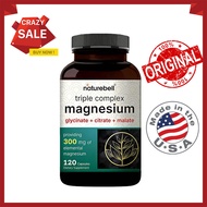 NatureBell Triple Complex Magnesium: Enhance Memory, Relax Mood, and Support Nerve Function