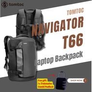 Tomtoc Navigator-T66 Travel Laptop Backpack | Laptop Bag (Black)