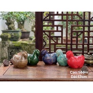 Ceramic decor horses, colorful horses according to destiny