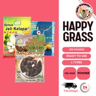 Happy Grass Jelly Powder/ Happy Grass Ice jelly/ Happy Grass Coconut Jelly/ Serbuk Jeli/ Cincao Jell