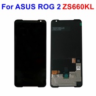 OEM สำหรับโทรศัพท์ ASUS ROG ชิ้นส่วนจอสัมผัสแอลซีดีของเครื่องแปลงดิจิทัล2 ZS660KL