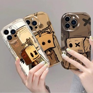 Paper Bag Man Cartoon Shockproof Phone Case for Vivo V30 V29 V27 V25 V23 X30 X50 X60 X70 X80 X90 V20