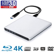 Isuc UHD 4K USB3.0เครื่อง DVD ออฟติคอลภายนอกไดรฟ์บันทึก BD-RE/รอม3D เครื่องเล่นบลูเรย์เครื่องอ่านนัก