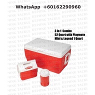 NEW IGLOO 52 QT 3 IN 1 COMBO SET Included FAMILY 52 COOLER, PLAYMATE MINI & LEGEND 1 QUART BOX MADE 