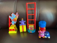 絕版 full set 1995年 中古 麥當勞 開心樂園餐 馬戲團 玩具 Vintage RONALD Big Top BIRDIE Grimace McDonald's Happy Meal To