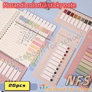 200pcs Colorful Sticky Notes Loose Leaf PVC Label Index Solid Color Post it Note Memo Pad Stationery